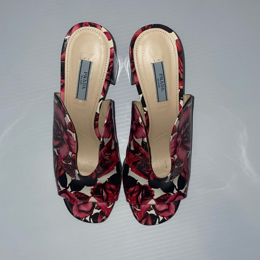 PRADA Calzature Donna Vernice roses pink, women size 8